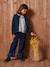Fancy Openwork Cardigan for Girls petrol blue - vertbaudet enfant 