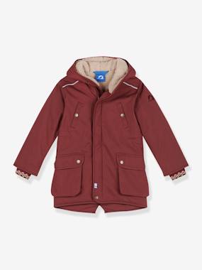 Manteau Velours Rouge Fille 2-3 Ans Feu Follet - Très Bon état, Printemps/automne