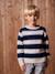 Fluffy Jumper for Boys marl white - vertbaudet enfant 