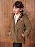 3-in-1 Parka with Hood for Girls GREEN DARK SOLID+grey green+khaki+PURPLE MEDIUM SOLID - vertbaudet enfant 