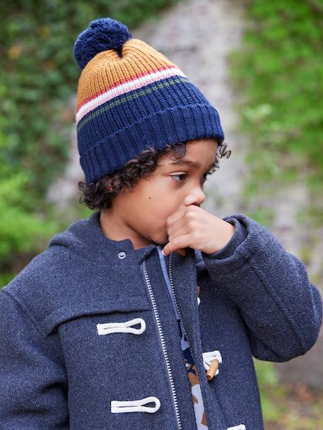 Beanie + Snood + Gloves/Mittens (2/3 Years) Set medium blue - vertbaudet enfant 