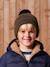 Striped Set for Boys: Beanie + Snood + Mittens/Gloves chambray blue+khaki - vertbaudet enfant 
