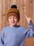 Boy's twisted set: beanie + snood + mittens/gloves ochre - vertbaudet enfant 