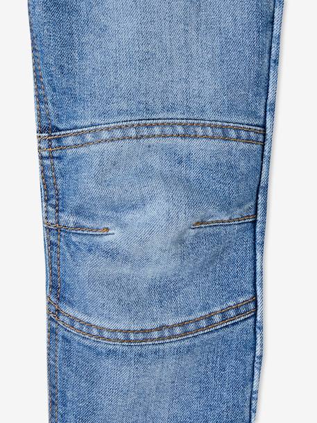 SLIM Straight-Leg MorphologiK Waterless Jeans brut denim+stone - vertbaudet enfant 