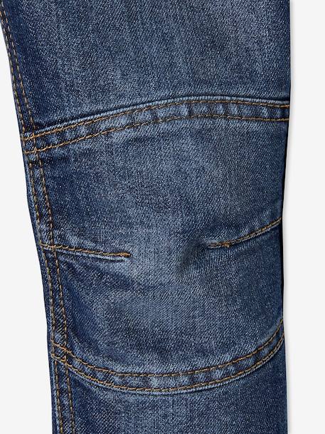 SLIM Straight-Leg MorphologiK Waterless Jeans brut denim+stone - vertbaudet enfant 