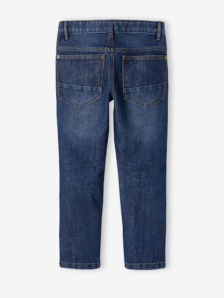 Waterless Straight-Leg Jeans for Boys brut denim+stone - vertbaudet enfant 