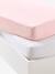 Lot de 2 draps-housses bébé en jersey extensible blanc+GRIS+JAUNE CURRY+ROSE PALE+VERT BLEUTE - vertbaudet enfant 