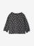 T-shirt forme blouse imprimé fleuri anthracite - vertbaudet enfant 