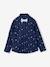 Boy's Christmas set: printed shirt + bow tie printed blue - vertbaudet enfant 