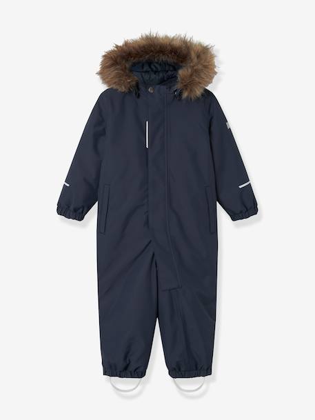 Fleece-lined snowsuit for children NAME IT deep blue+mauve - vertbaudet enfant 