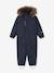 Fleece-lined snowsuit for children NAME IT deep blue+mauve - vertbaudet enfant 