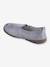 Elasticated Leather Shoes for Girls GREY LIGHT METALLIZED - vertbaudet enfant 