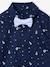 Boy's Christmas set: printed shirt + bow tie printed blue - vertbaudet enfant 
