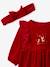3-Piece Christmas Set for Newborns: Dress + Headband + Tights red - vertbaudet enfant 