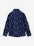 Boy's Christmas set: printed shirt + bow tie printed blue - vertbaudet enfant 