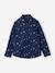 Boy's Christmas set: printed shirt + bow tie printed blue - vertbaudet enfant 