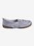 Elasticated Leather Shoes for Girls GREY LIGHT METALLIZED - vertbaudet enfant 