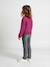 MEDIUM Hip, Slim Leg MorphologiK Jeans, for Girls bleached denim+deep blue+grey+medium blue - vertbaudet enfant 