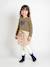 Sequinned Top for Girls ecru+olive - vertbaudet enfant 