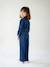 Denim Worker-Style Jumpsuit for Girls medium blue - vertbaudet enfant 