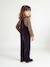 Set of t-shirt and cord dungarees girl anthracite - vertbaudet enfant 