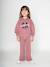 Hooded Sweatshirt + Wide-Leg Joggers Sportswear Set old rose - vertbaudet enfant 