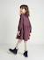 Polka Dot Dress in Cotton Gauze for Girls fir green+plum+sage green - vertbaudet enfant 