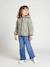 Reversible Lightweight Jacket for Girls emerald green+sage green - vertbaudet enfant 