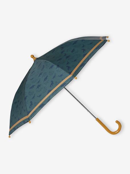 Umbrella with Dinosaur Motifs for Boys fir green+navy blue - vertbaudet enfant 