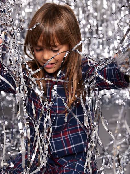 Pyjama mixte flanelle noël capsule famille bordeaux - vertbaudet enfant 
