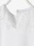 T-shirt fille détails en broderie anglaise BLANC+VERT PALE - vertbaudet enfant 