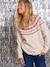 Jacquard Jumper for Women, Christmas Capsule Collection, ENVIE DE FRAISE ecru - vertbaudet enfant 