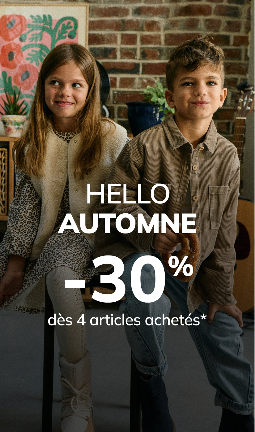 Hello Automne: -30% dès 4 articles achetés*