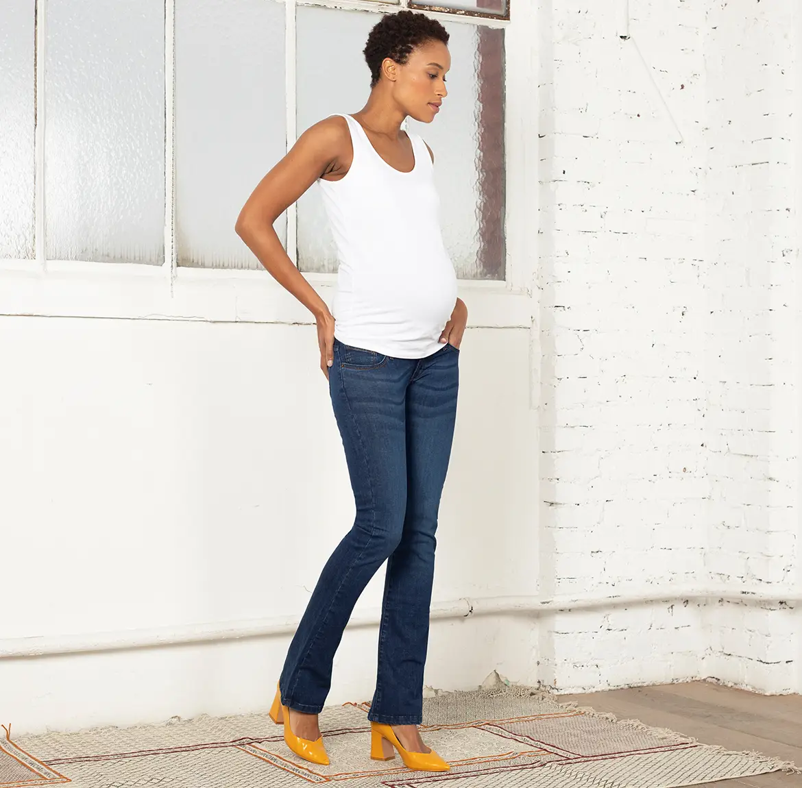 Flare jeans for pregnancy