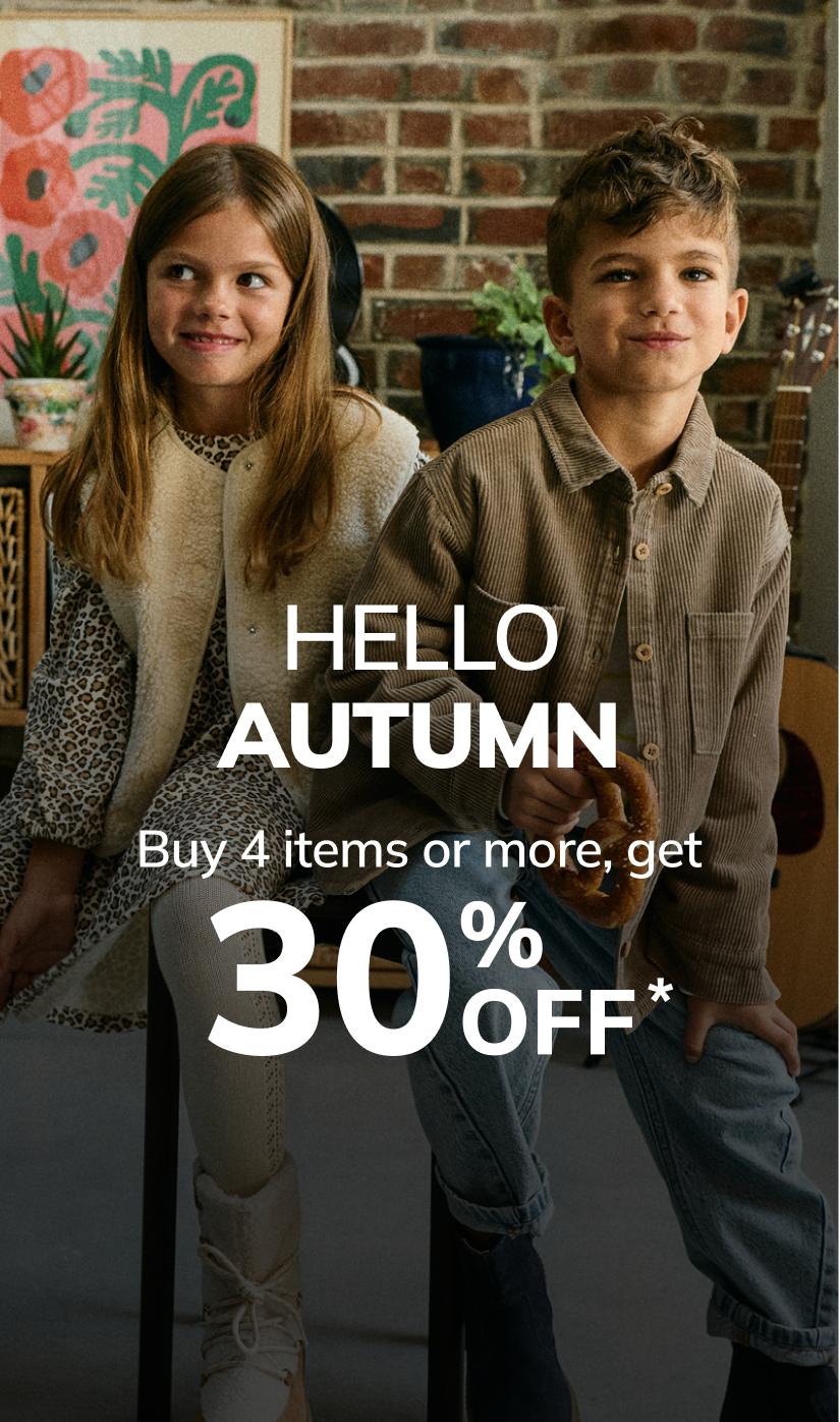 Hello Autumn: Buy 4 items or more, get 30% off*